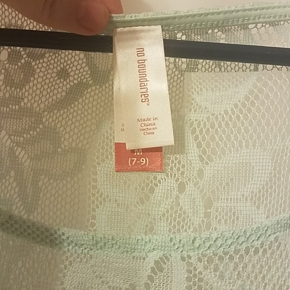 No Boundaries Mint Green Skater Dress - Picture 2 of 3